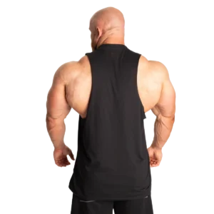 Gasp Cut Out Tank Black_Flame 1 (Custom)