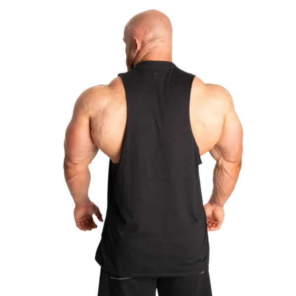 Gasp Cut Out Tank Black_Flame 1 (Custom)