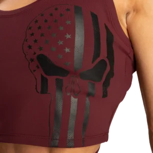 BB Skull Core Top Maroon 2 (Custom)