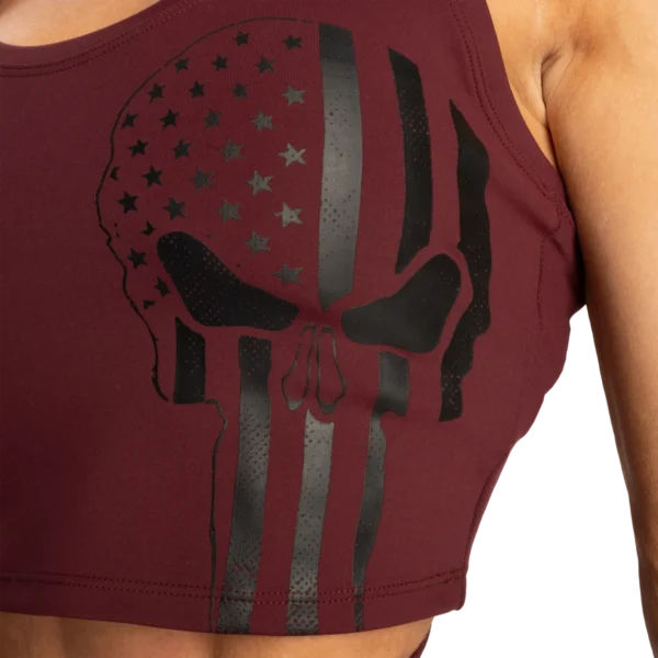 BB Skull Core Top Maroon 2 (Custom)