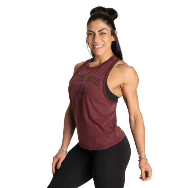 BB Skull Empire Tank Maroon 1 (Custom)