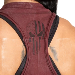 BB Skull Empire Tank Maroon 3 (Custom)