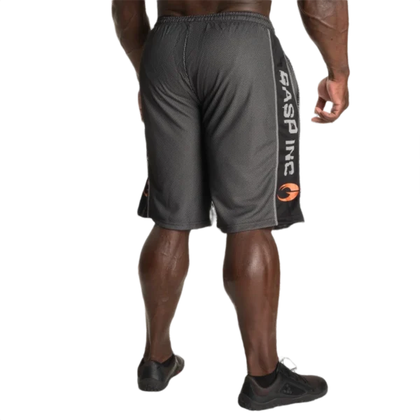 NO 1 Mesh Shorts Black_Grey 1 (Custom)