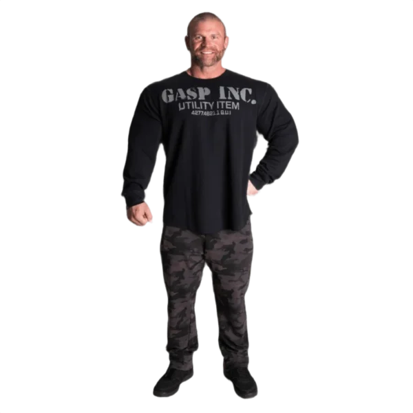 Thermal Gym Sweater Black 1 (Custom)