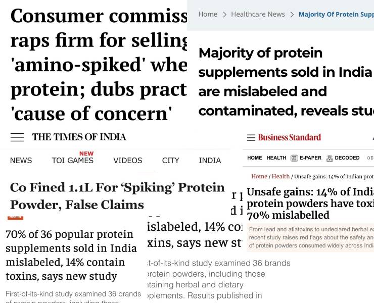 The Truth About India’s Supplement Boom: Growth, Mislabelling & Amino Spiking